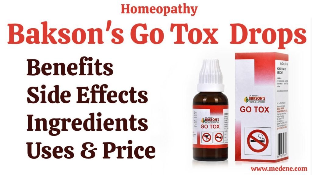 Bakson's Go Tox Drops Benefits Side Effects Uses